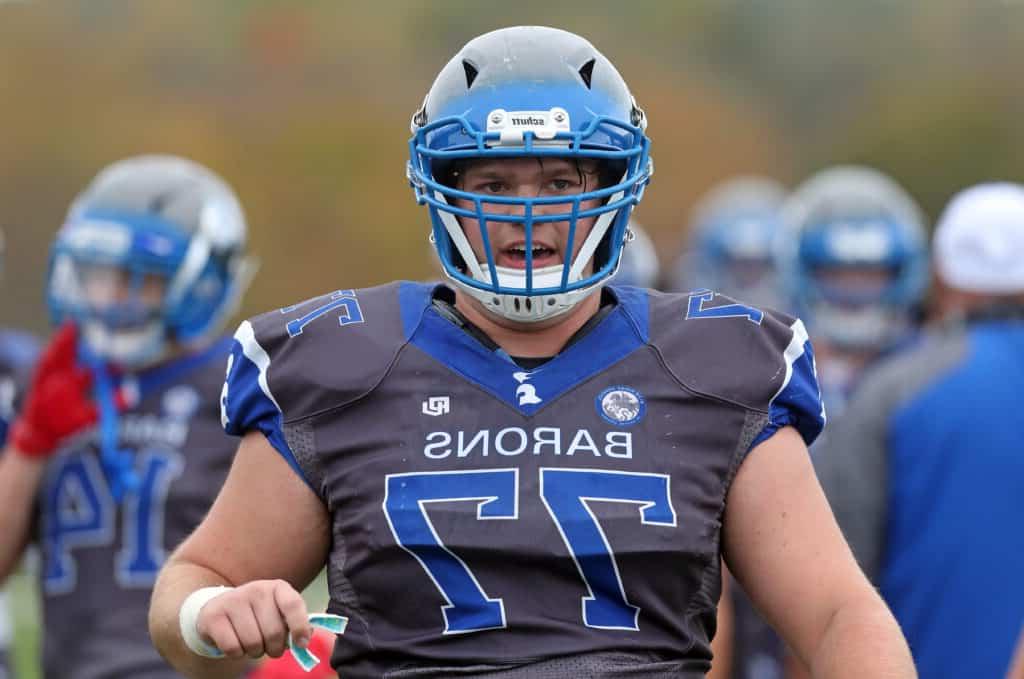 football player at Blue Ridge School